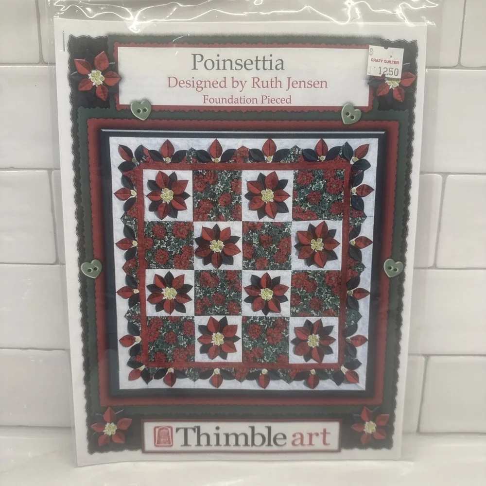 NEW! Lot Of 7 Winter/Christmas Quilting/ Sewing Project Patterns - Fast Shipping